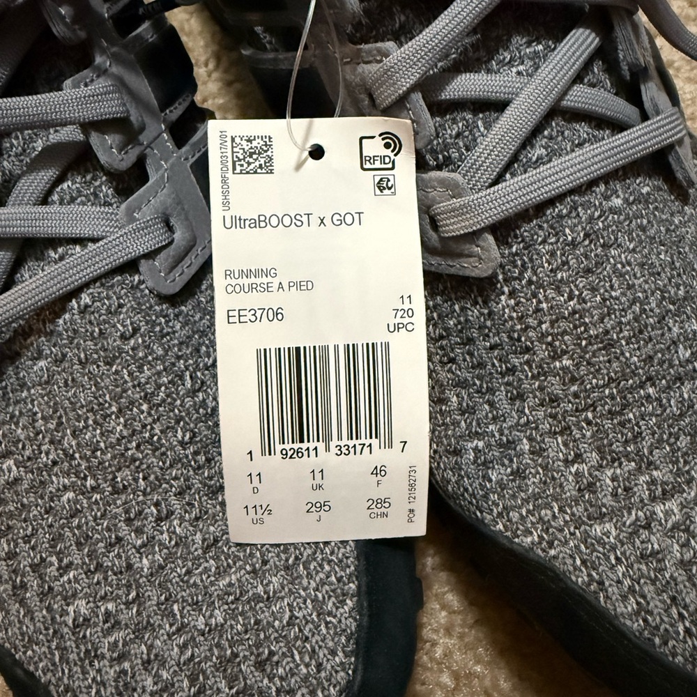 Adidas UltraBOOST x GOT (House Stark)